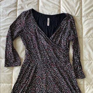 ModCloth faux wrap 3/4 sleeve dress